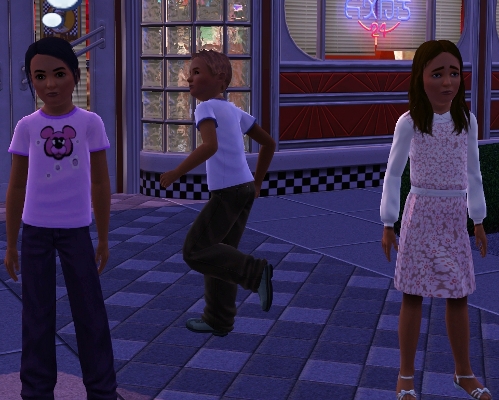 Deirdre (left), Mark, and Claire (right) Barimen